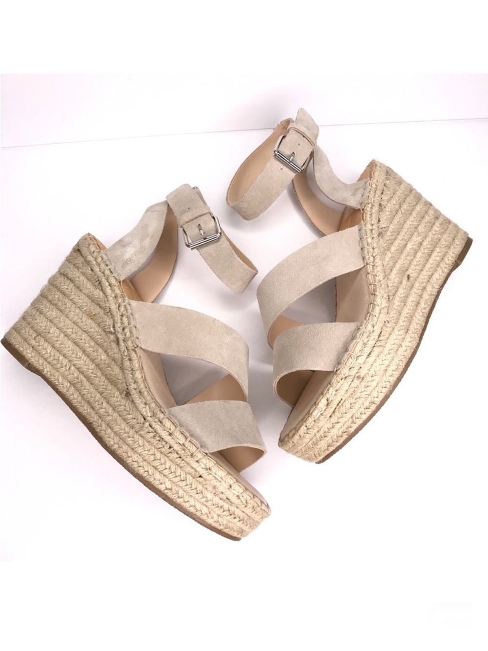 DOLCE VITA Shayla Espadrille Wedge Sandals NEW Size 10 Suede Platform